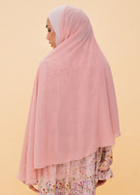Load image into Gallery viewer, Haniya asymmetrical Khimar with lace (2 types of lace)