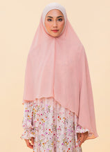 Load image into Gallery viewer, Haniya asymmetrical Khimar with lace (2 types of lace)