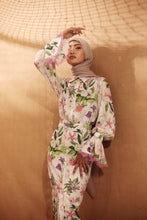 Load image into Gallery viewer, AQUILEGIA printed lace shirt dress