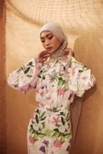 Load image into Gallery viewer, AQUILEGIA printed lace shirt dress