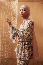 Load image into Gallery viewer, ASTRENTIA high neck lace nude floral Kurong