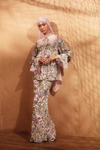 Load image into Gallery viewer, ASTRENTIA high neck lace nude floral Kurong