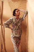 Load image into Gallery viewer, FORSYTHIA nude floral cowl neck Kurong