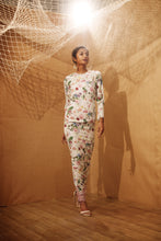 Load image into Gallery viewer, JAMESIA round neck soft purple lace Kurong