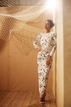 Load image into Gallery viewer, JAMESIA round neck soft purple lace Kurong