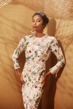 Load image into Gallery viewer, JAMESIA round neck soft purple lace Kurong