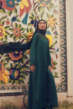 Load image into Gallery viewer, LAYLA green Abaya with lace