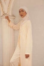 Load image into Gallery viewer, NURA cream Abaya