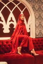 Load image into Gallery viewer, IARA red abaya
