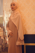 Load image into Gallery viewer, LEYA mauve with soft pink lace Jubah
