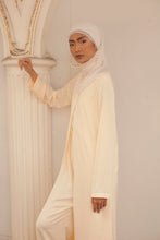 Load image into Gallery viewer, NURA cream Abaya
