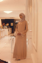 Load image into Gallery viewer, THANA nude with soft pink lace Jubah
